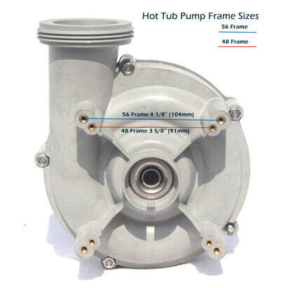 Hot Tub Pump Frame Sizes Made Easy